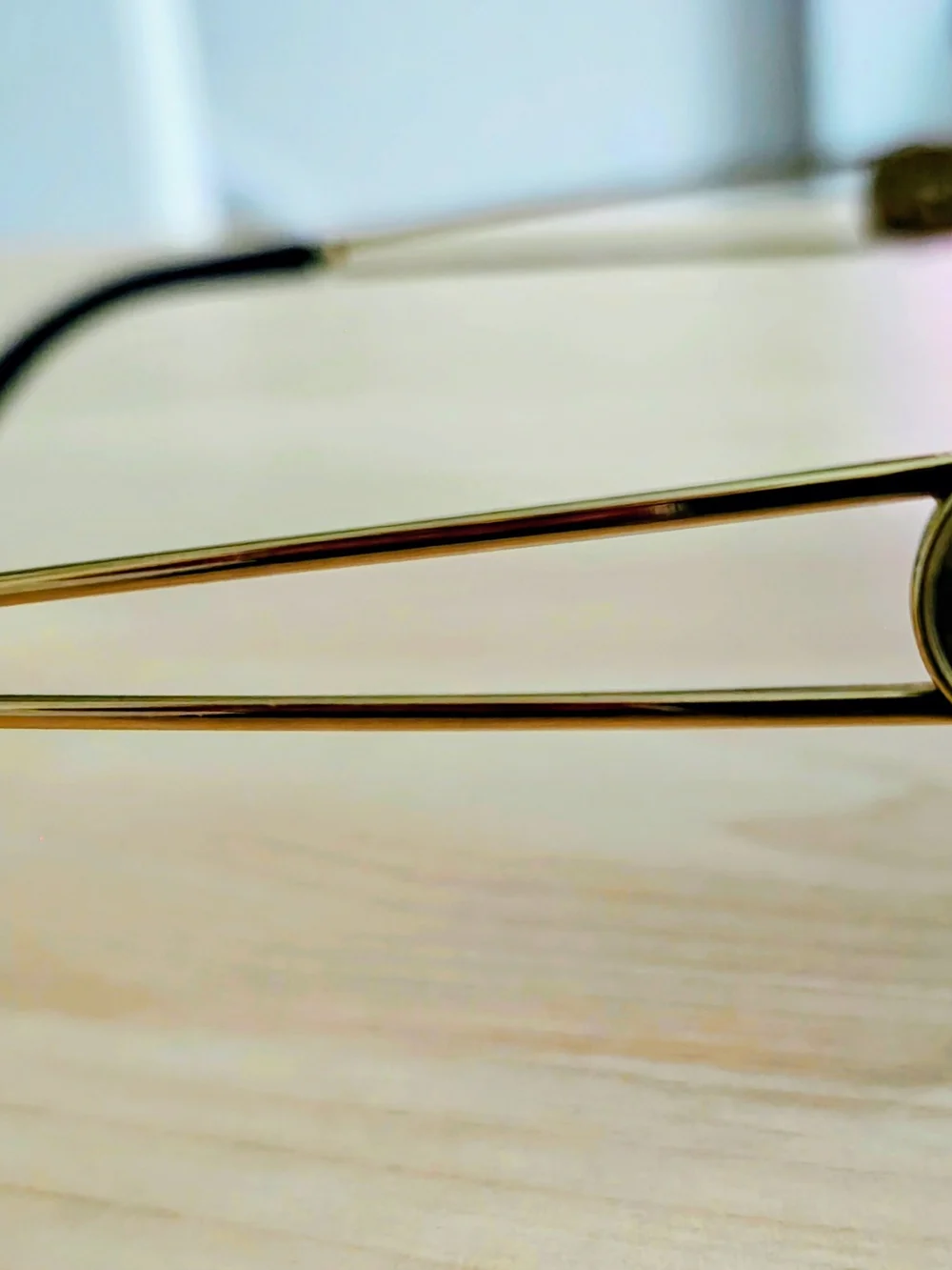 Versace Gold Frame Brown Lens Men's Sunglasses